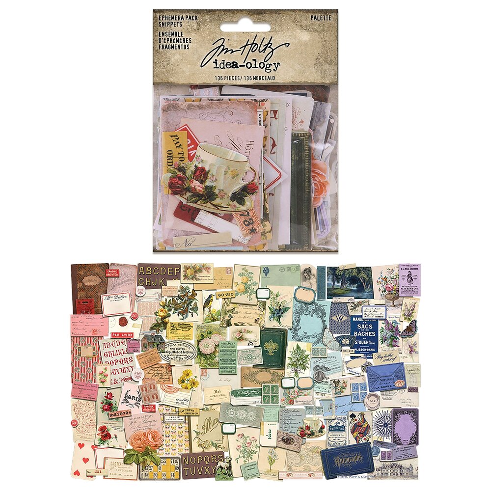 Idea-ology Tim Holtz Palette Ephemera Snippets (TH94485) Idea-ology Tim Holtz Palette Ephemera Snippets (TH94485)