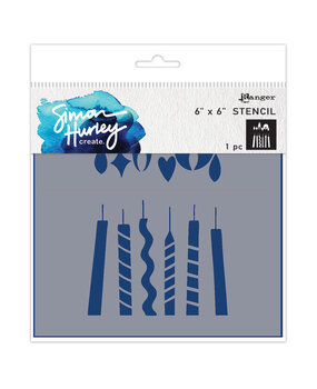 Simon Hurley Create Bold Candles 6x6 Inch Masking Stencil (HUS93954) Simon Hurley Create Bold Candles 6x6 Inch Masking Stencil (HUS93954)