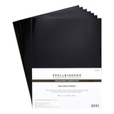 Spellbinders PRE-ORDER Treasured Cardstock 8.5x11 Inch Onyx Mirror Metallic (SCSP-036)