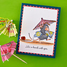 Spellbinders PRE-ORDER House-Mouse Designs Fun in the Sun Cling Rubber Stamp (RSC-072)