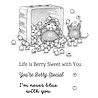Spellbinders PRE-ORDER House-Mouse Designs Blueberry Buddies Cling Rubber Stamp (RSC-073)