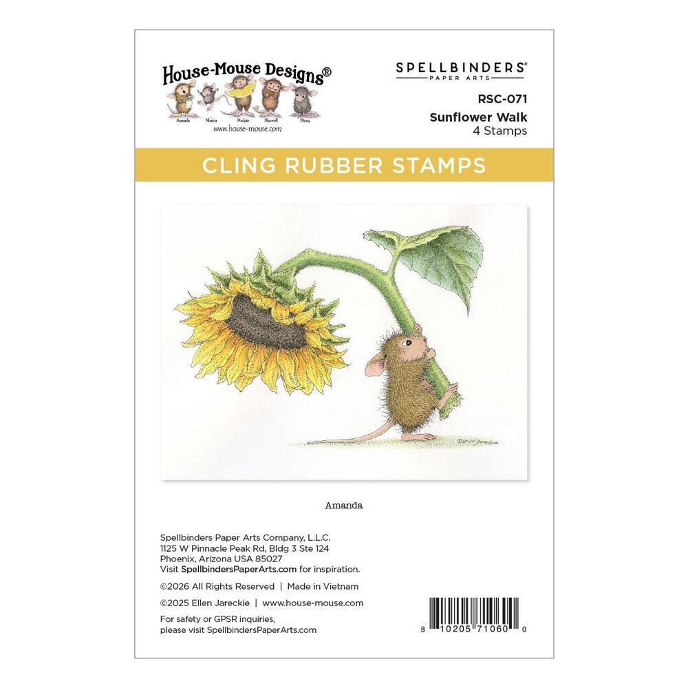 Spellbinders PRE-ORDER House-Mouse Designs Sunflower Walk Collector Bundle (BD-1040)