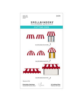 Spellbinders PRE-ORDER Everyday City Holiday Everyday Awnings Dies (S3-579)