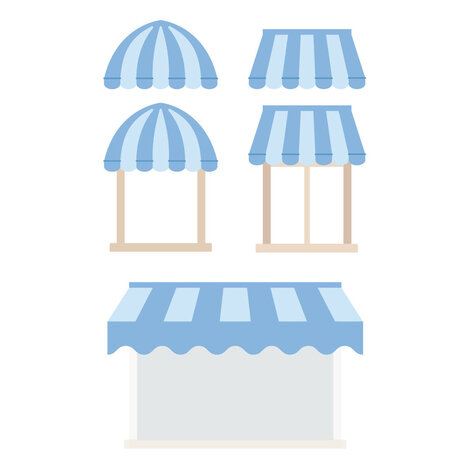 Spellbinders PRE-ORDER Everyday City Holiday Everyday Awnings Dies (S3-579)