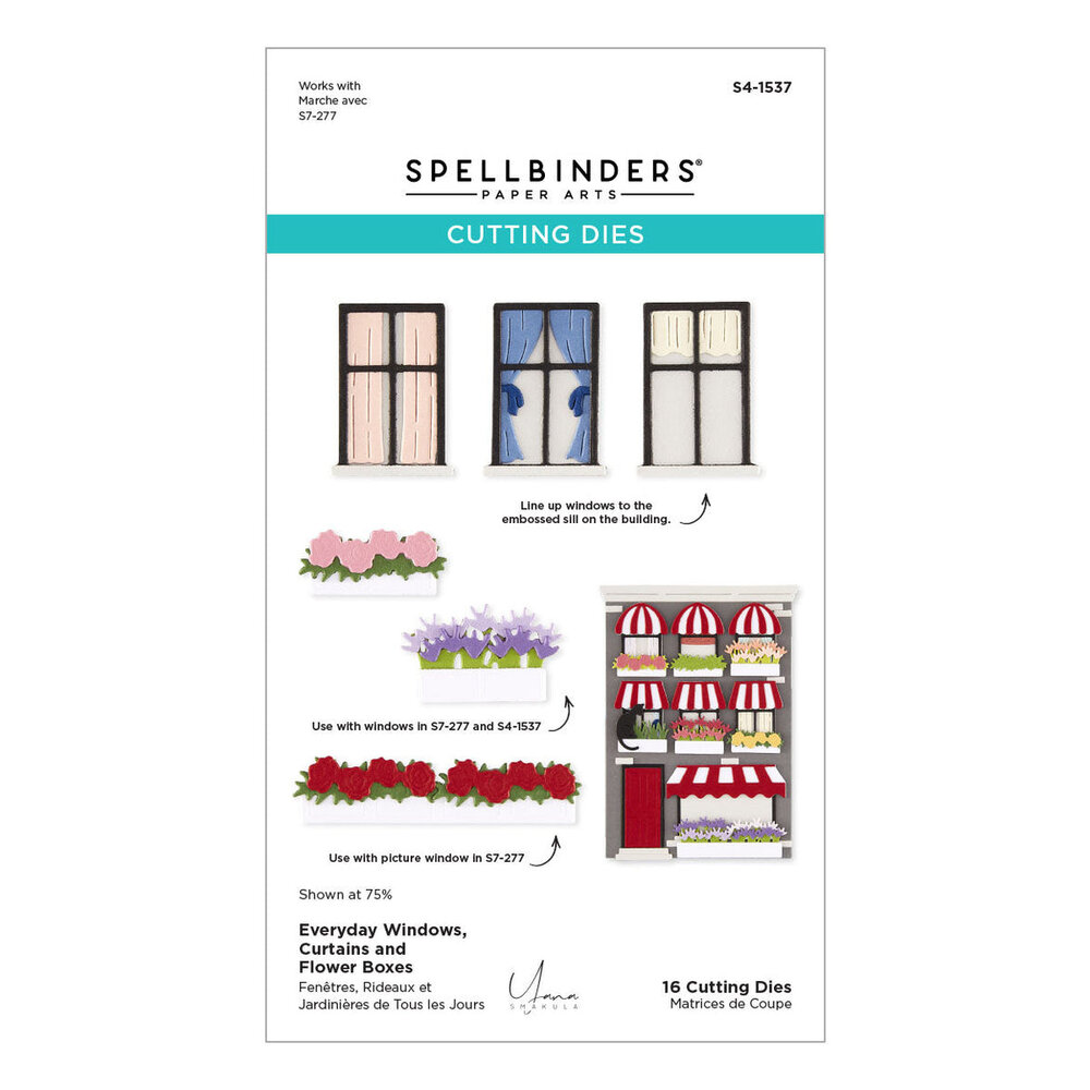 Spellbinders PRE-ORDER Everyday City Holiday Everyday Windows Dies (S4-1537)