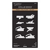 Spellbinders PRE-ORDER Everyday City Holiday Welcome Home Sentiments Press Plate & Die Set (BP-361)