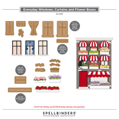 Spellbinders PRE-ORDER Everyday City Holiday Dies Bundle (BD-1075)