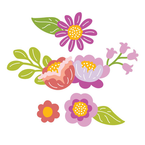 Spellbinders PRE-ORDER Shiny New Day Petal Fresh Dies (S3-573)