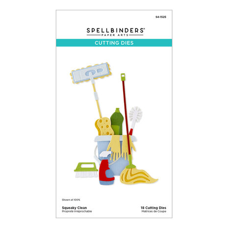 Spellbinders Shiny New Day Squeaky Clean Dies (S4-1525)