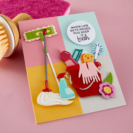 Spellbinders Shiny New Day Squeaky Clean Dies (S4-1525)