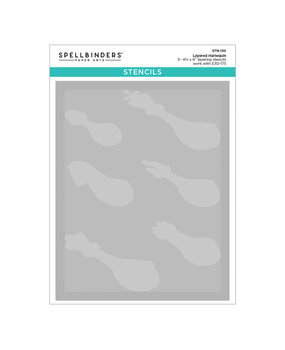 Spellbinders Checkmate Harlequin Layered Stencil (STN-130) Spellbinders Checkmate Harlequin Layered Stencil (STN-130)