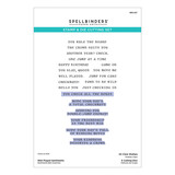 Spellbinders Checkmate Well Played Sentiments Stamp & Die Set (SDS-227)