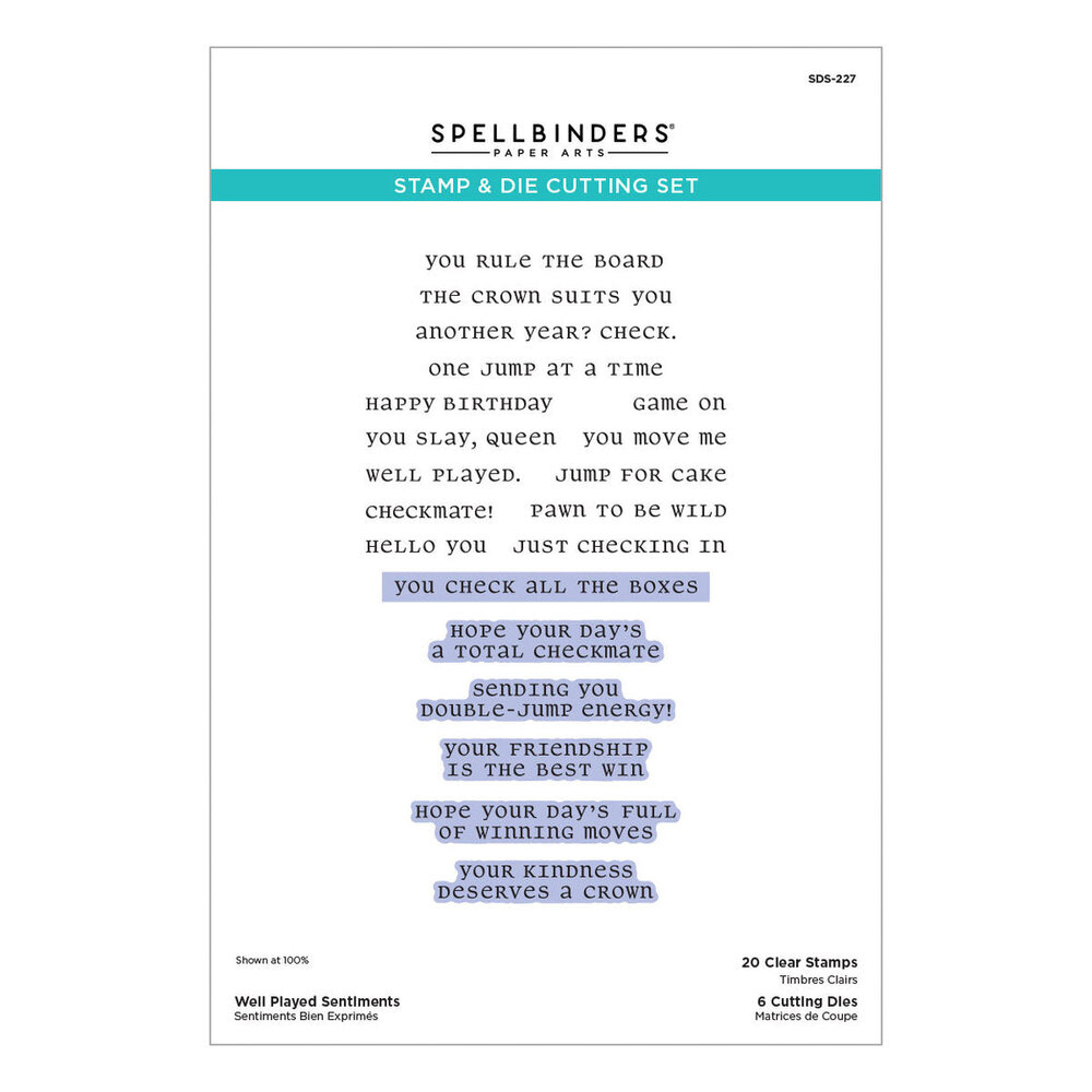 Spellbinders PRE-ORDER Checkmate I Want It All! Bundle (BD-1077)