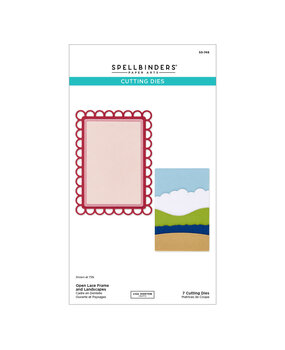 Spellbinders PRE-ORDER Summertime Open Lace Frame and Landscapes Dies (S5-748)