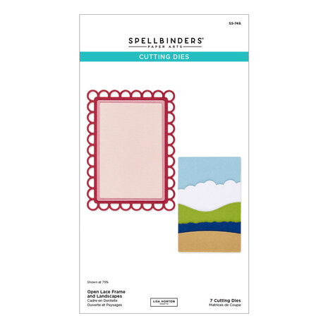 Spellbinders PRE-ORDER Summertime Open Lace Frame and Landscapes Dies (S5-748)