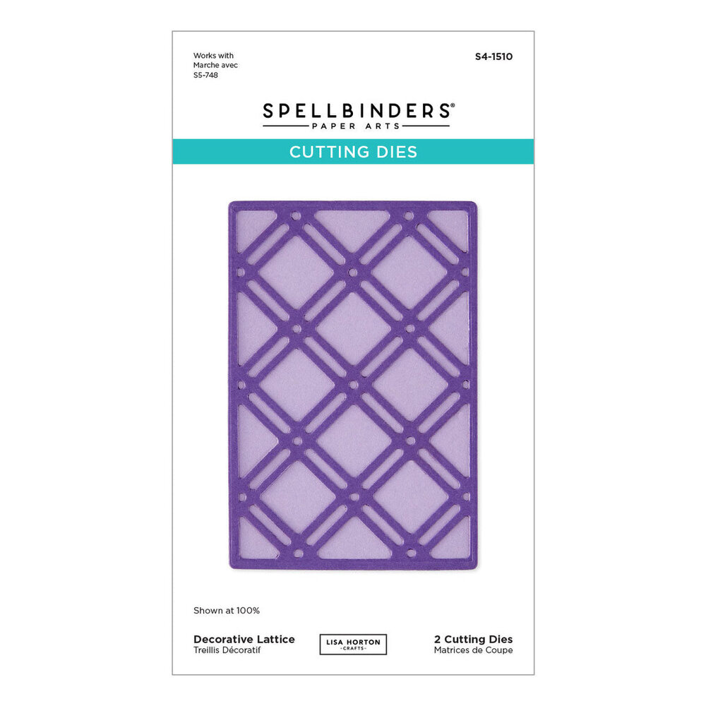 Spellbinders PRE-ORDER Summertime Decorative Lattice Dies (S4-1510)