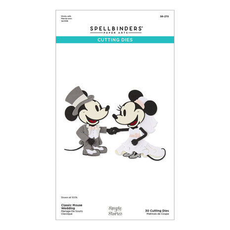Spellbinders PRE-ORDER Say Cheese Classic Mouse Wedding Dies (S6-270)