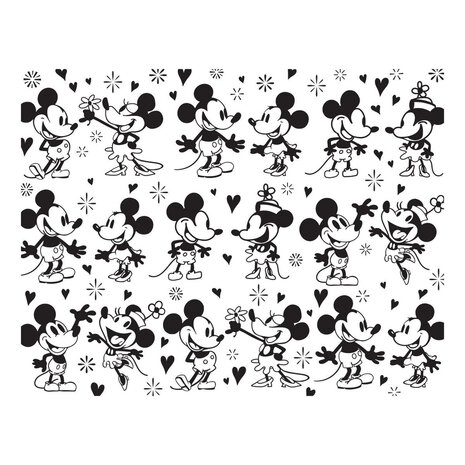 Spellbinders PRE-ORDER Say Cheese Classic Mouse Wedding Happiest Place Press Plate (BP-353)