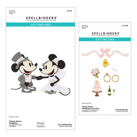 Spellbinders PRE-ORDER Classic Mouse Wedding Die Bundle (BD-1078)