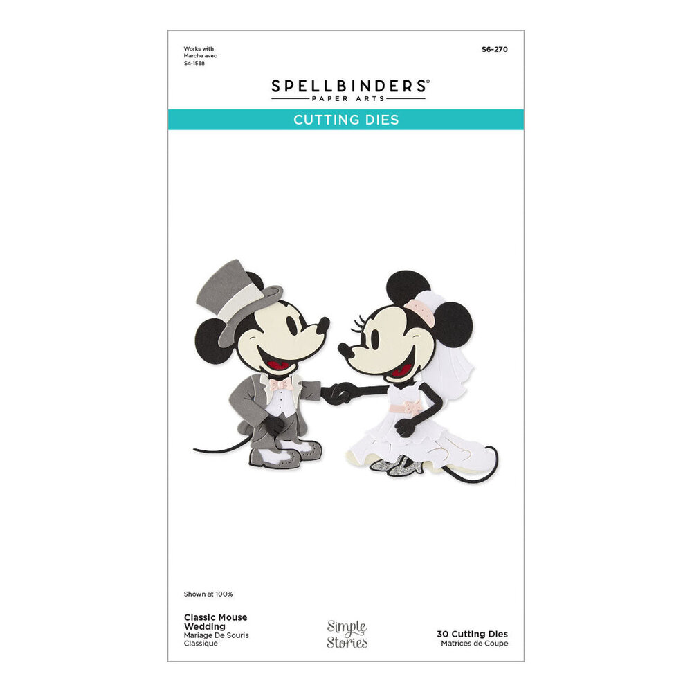 Spellbinders PRE-ORDER Classic Mouse Wedding Die Bundle (BD-1078)