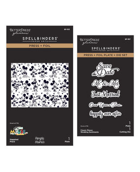 Spellbinders Classic Mouse Wedding BetterPress Bundle (BD-1088) Spellbinders Classic Mouse Wedding BetterPress Bundle (BD-1088)