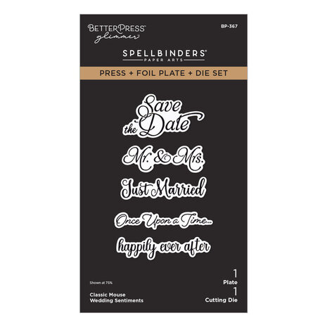 Spellbinders Classic Mouse Wedding BetterPress Bundle (BD-1088) Spellbinders Classic Mouse Wedding BetterPress Bundle (BD-1088)