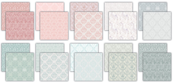Craft Consortium PRE-ORDER Essential Craft Papers 6x6 Inch Paper Pad Baroque 2 (CCEPAD039B)