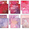 Craft Consortium PRE-ORDER Essential Craft Papers 12x12 Inch Paper Pad Ink Drops Rose 2 (CCEPAD040)
