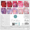 Craft Consortium PRE-ORDER Essential Craft Papers 6x6 Inch Paper Pad Ink Drops Rose 2 (CCEPAD040B)