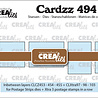 Crealies PRE-ORDER Cardzz Dies Tussenlaagjes voor CLCZ453, 454, 455 & Xtra97, 98, 103 (CLCZ494)