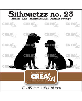 Crealies Silhouetzz Dies Honden Zittend (CLSH23) Crealies Silhouetzz Dies Honden Zittend (CLSH23)