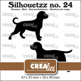Crealies PRE-ORDER Silhouetzz Dies Honden Staand (CLSH24)