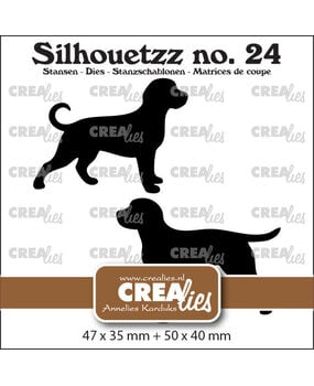 Crealies PRE-ORDER Silhouetzz Dies Honden Staand (CLSH24)