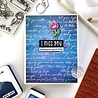Hero Arts PRE-ORDER From The Vault Cling Stamp Positive Script Bold Prints (CG911)