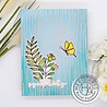Hero Arts PRE-ORDER From The Vault Cling Stamp Rain Texture Bold Prints (CG929)