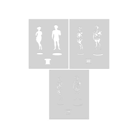 Hero Arts PRE-ORDER You're a Classic Layering Stencil Set (SA323)