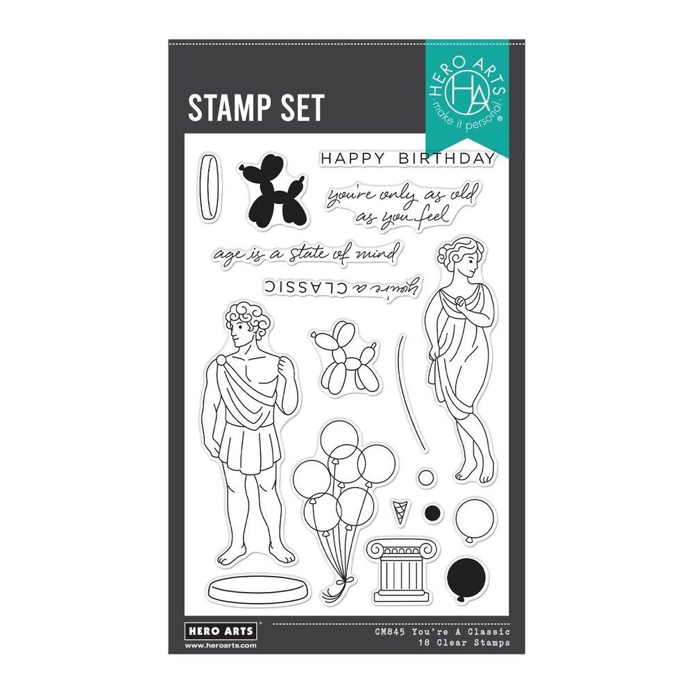 Hero Arts PRE-ORDER You're a Classic Clear Stamp Set (CM845)