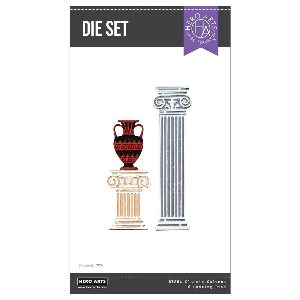 Hero Arts PRE-ORDER You're a Classic Die Set Classic Columns (DF284)