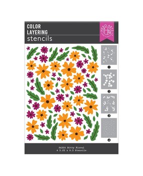 Hero Arts You've Got a Friend Layering Stencils Bitty Floral (SA320) Hero Arts You've Got a Friend Layering Stencils Bitty Floral (SA320)