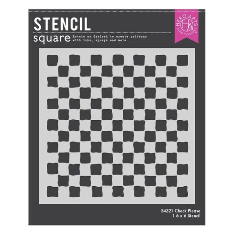 Hero Arts PRE-ORDER You've Got a Friend Stencil Check Please (SA321)