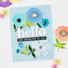 Hero Arts PRE-ORDER You've Got a Friend Clear Stamp Set Abstract Floral (CM839)