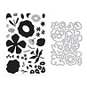 Hero Arts PRE-ORDER You've Got a Friend Stamps & Dies Abstract Floral (DC343)