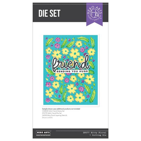 Hero Arts PRE-ORDER You've Got a Friend Dies Bitty Floral (DF277)