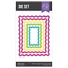 Hero Arts PRE-ORDER You've Got a Friend Die Set Squiggly Rectangle Frames (DF278)