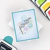 Hero Arts PRE-ORDER Don't Stop Believing Clear Stamp Set Unbelievably Awesome Banners (CM847)