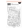 Hero Arts PRE-ORDER Don't Stop Believing Stamp & Die Unbelievably Awesome Banners (DC349)
