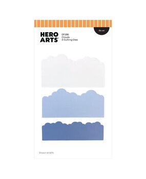 Hero Arts Don't Stop Believing Die Set Clouds (DF286)