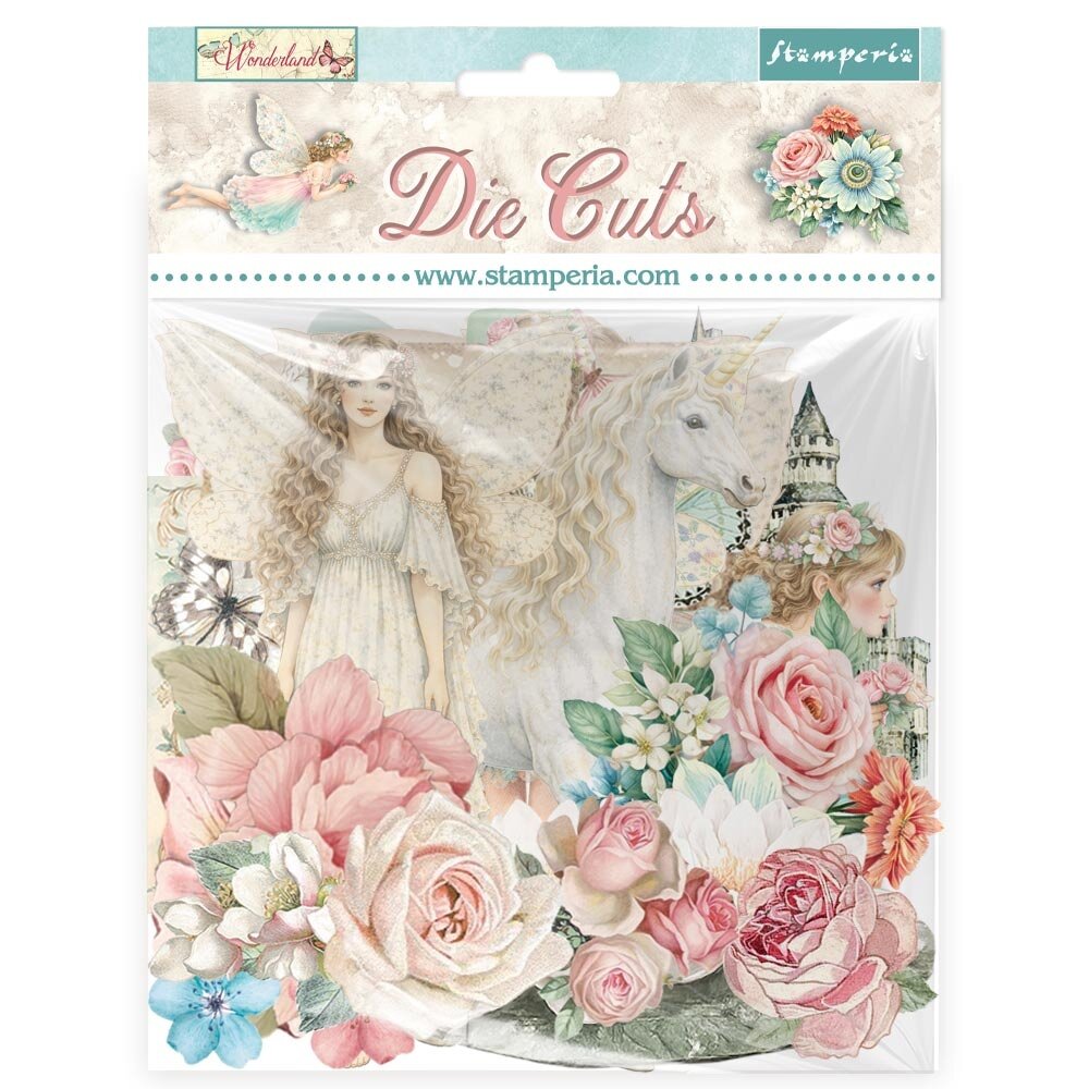 Stamperia Wonderland Die Cuts (DFLDC134) Stamperia Wonderland Die Cuts (DFLDC134)