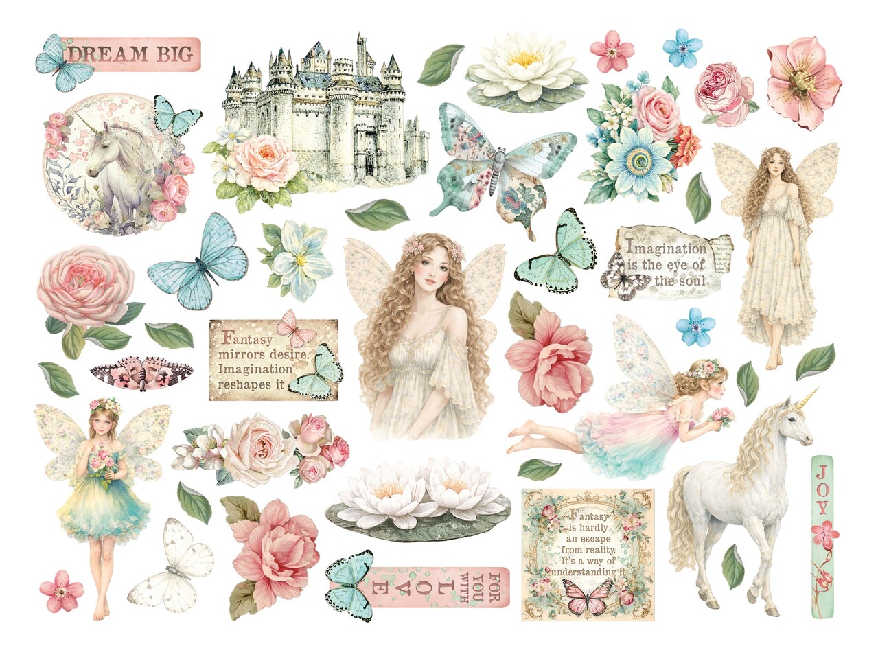 Stamperia Wonderland Die Cuts (DFLDC134) Stamperia Wonderland Die Cuts (DFLDC134)