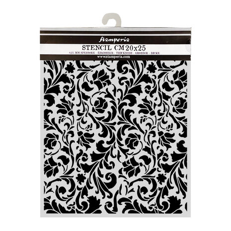 Stamperia Wonderland Thick Stencils 20x25cm Tapestry (KSTD209)